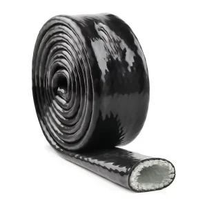 High Temperature Fire Protection Flexible High Temperature Fiberglass Sleeving Silicone Sleeve for Automotive Cables