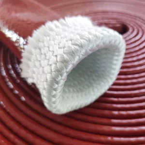 High Temperature Fire Protection Insulation Fire Sleeve Silicone Coated Fire Sleeve Flexible Fibreglass Sleeve