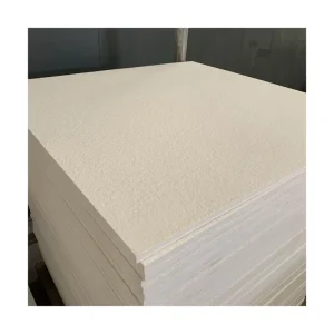 High Temperature Fire Resistant 2 Inch Pure White HP Ceramic Fiber Board Al2O3 47-49% 3-5um Fiber Diameter 1100C