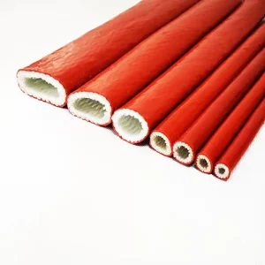 High Temperature Fire Resistant Silicone Rubber Hose Fiber Glass Sleeve Coated for Extreme Heat Protection