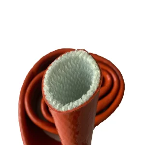 High Temperature Fire Sleeve Good Dielectric Silicone Rubber Fiberglass Insulation Materials and Elements Factory Price