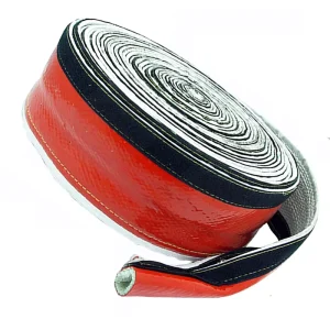 High Temperature Fire Sleeve Silicone and Fiberglass for Extreme Heat Protection for Hydraulic Hose Sleeving