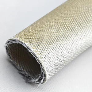 High Temperature Fireproof Corrosion Resistant Fabrics Stainless Steel Wire Fiberglass Cloth Custom Products