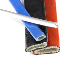 High Temperature Flame Resistant Silicone Fire Sleeve Lightweight Spiral Wrapping Factory Price