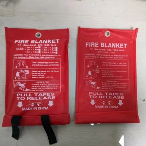 High Temperature Flame Retardant Fiberglass Cloth Safe Fire Fighting Equipment Fire Blanket for Home Hotel and Kitchen
