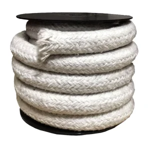 High Temperature Gasket Seals Packing Ceramic Fiber Braided Rope