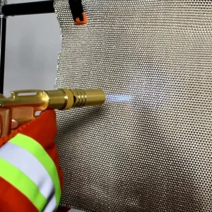 High Temperature Heat Resistance Silica Fiberglass Woven Cloth for Fire Curtain