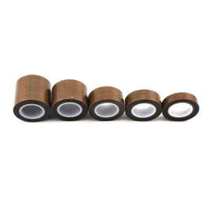 High Temperature Heat Resistant Anti sticky for Heat Sealing Machines PTFE Coated Fiberglass Silicone Adhesive Glass Cloth Tape