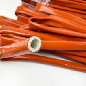 High Temperature High Voltage Silicone Rubber Sleeve Silicone Fiberglass Tube