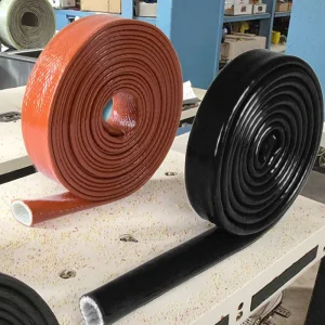 High Temperature Insulation Material Flame Retardant Fiberglass Sleeve for Cable Protection Durable Hose Pipe
