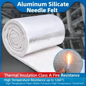 High Temperature Insulation Thermal Break Ceramic Fiber Blanket for Flues Pipes Premium Refractory Performance 1260C Working