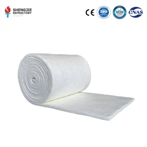 High Temperature Insulation White Ceramic Fiber Blanket Al2O3 40% 950-1350C Working Temperature 10-50mm Thickness