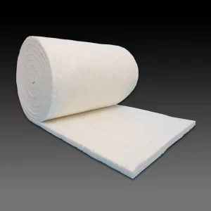 High Temperature Kiln 1260 Ceramic Fiber Blanket 128 Kg/m Density Refractory Non Asbestos HZ Grade Fireproof Insulation