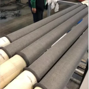 High Temperature Metal Braided Sleeve for Glass Tempering Furnace Ceramic Roller Sleeve Environmental Protection