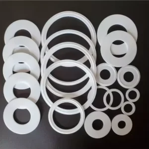 High Temperature PTFE Gasket Wear Resistant Durable Custom Sizes for Aerospace Automotive Industrial Applications