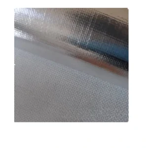 High Temperature Protection Anti Fire Durable Aluminum Surface Laminated Coated Fiberglass Fabric Cloth