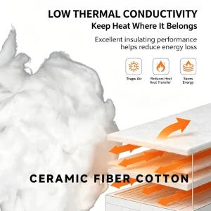 High Temperature Resistance Aluminosilicate Fiber Cotton 1260 Working Temperature ISO9001 Certified for Industrial Use
