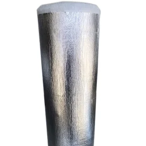 High Temperature Resistance Fire Proof Aluminized Ceramic Cloth Plain Woven Chemical Stability 1050C Working Temperature Heat