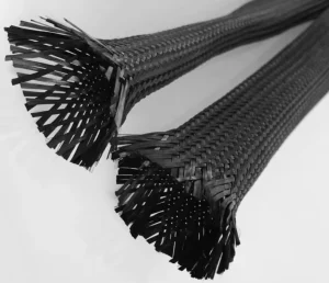 High Temperature Resistance Light Weight Carbon Fiber Braided Sleeve