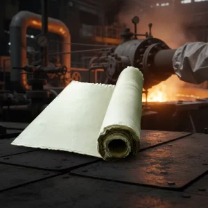 High Temperature Resistance Vermiculite High Silica Coated Cloth 18oz for Molten Metal and Extreme Heat Protection Covers