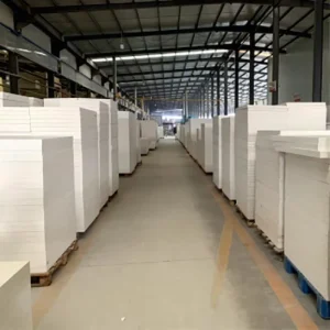 High Temperature Resistant 1430C Zirconia Type Refractory Ceramic Fiber Board HP Grade White ISO9001 Certified