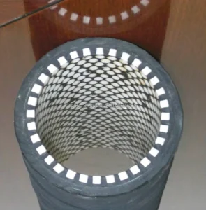 High Temperature Resistant Abrasion Aluminium Lining Ceramic Lining Rubber Hose for Steel Plant