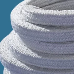 High Temperature Resistant Braided Ceramic Fiber Square Rope with Ss Wire