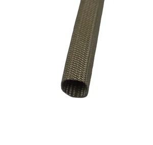 High Temperature Resistant Braided Sleeving Halogen Free Fiberglass Basalt Fiber Heat Insulation Pipe for Cable Protection