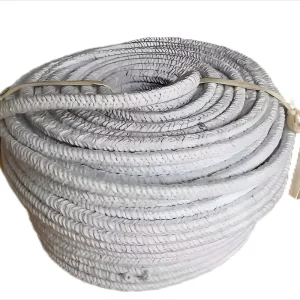 High Temperature Resistant Ceramic Fiber Rope 3mm-50mm Thermal Insulation Door Seal