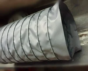 High Temperature Resistant Fiberglass Fabric Flexible Spiral Duct
