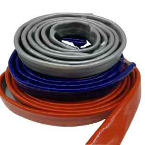 High Temperature Resistant Fiberglass Silicone Coated Insulation Sleeve for Cable Wire Fireproof Electrical Protection