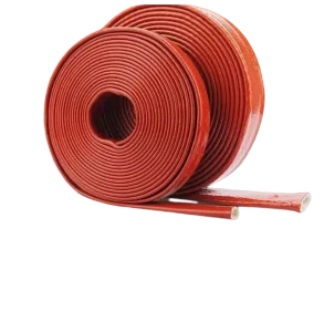 High Temperature Resistant Fire Sleeve Silicone Rubber Fiberglass Sleeve Heat Resistant Sleeve
