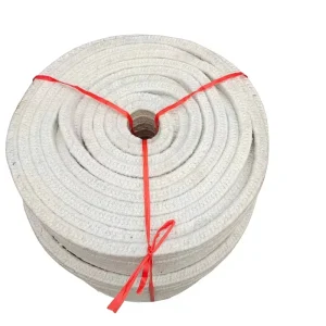 High Temperature Resistant Fireproof Insulating Aluminosilicate Fiber Round Rope for Furnace Door and Kiln Sealing