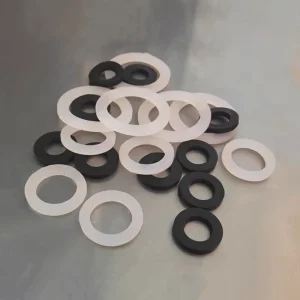High Temperature Resistant Oil Resistant FKM FVMQ Custom Automotive Food Grade Cylinder Seal Flat Gasket
