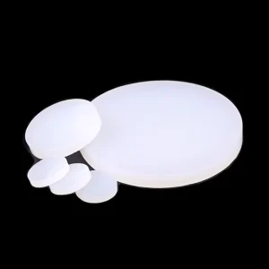 High Temperature Resistant Silicone Solid Round Non slip Rubber Pad Shock Absorbing Pad Thickened Sealing Gasket Flat Gasket