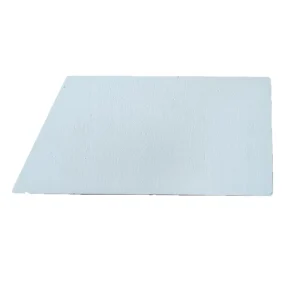 High Temperature Resistant White Ceramic Fiber Board 1260 Continuous Temp Fireproof Customizable Patterned Irregular Shape