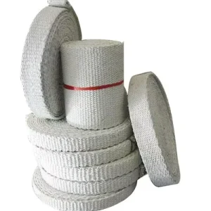 High Temperature Resisting Dust Free Ceramic Fiber Tape 1260 Max Temp Heat Insulation Industrial Use