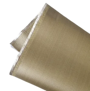 High Temperature Silica Fiber Glass Cloth Fabric with Vermiculite Coating for Fire Fighting Equipment 1000 ℃ Resistant
