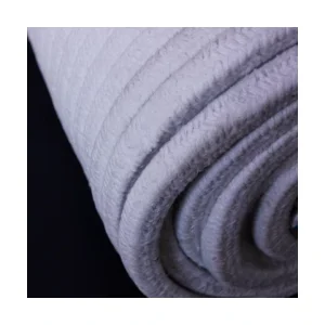 High Temperature Square Door Seal Ceramic Fiber Rope Al2O3 40% 0.2W mK Thermal Conductivity 6 90mm Diameter for Refractory