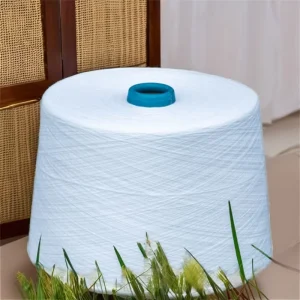 High Tenacity Raw White TC 80% Polyester 20% Cotton Blended Thread for Knitting Underwear