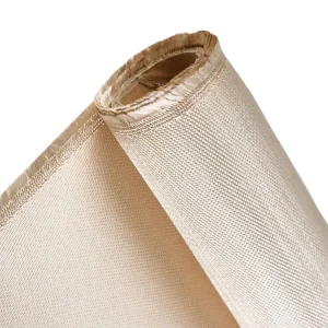 High Tensile Strength High Temperature Resistance Heat Insulation High Silica Fiberglass Fabric Cloth Cutting
