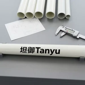 High Voltage Epoxy Resin Insulation Tube Fiberglass Sleeve 11kV Rated Customized Color Engraving Printing