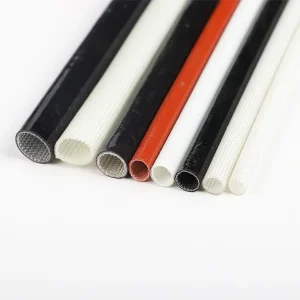 High Voltage Fire Resistance Fiberglass Sleeve 2753 Silicone Resin Coated Insulation Fiberglass Sleeving Tube