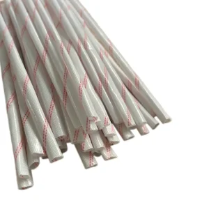 High Voltage Insulation Sleeving Flexible Fiberglass Braiding Electrical Sleeve 0.5mm 60mm Diameter 2500V Rated