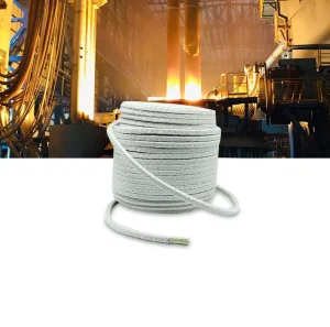 High grade Ss Wire Reinforced Asbestos free Ceramic Fiber Rope