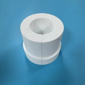 High purity Alumina Ceramic Lining Sleeve for Tube Furnaces Thermal Insulation for Furnace Inlet Lining of Vertical Furnaces