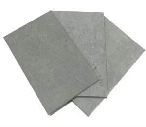 High strength fire resistant fiber cement wall board for decoration