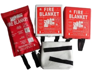 Home Safety Equipment Custom Logo Silicone Fire Resistant Blanket for Emergency Firefighting