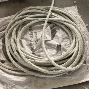 Hot Sell Ceramic Fiber Rope Packing Durable and Flexible High Pure Ceramic Fiber Round Rope for Petrochemical Flue Sealing