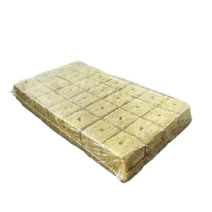 Hydroponic Lettuce Leafy Vegetables Growing Media Square Modern Eco Friendly Stone Wool Grow Cubes for Indoor Plants Seeds